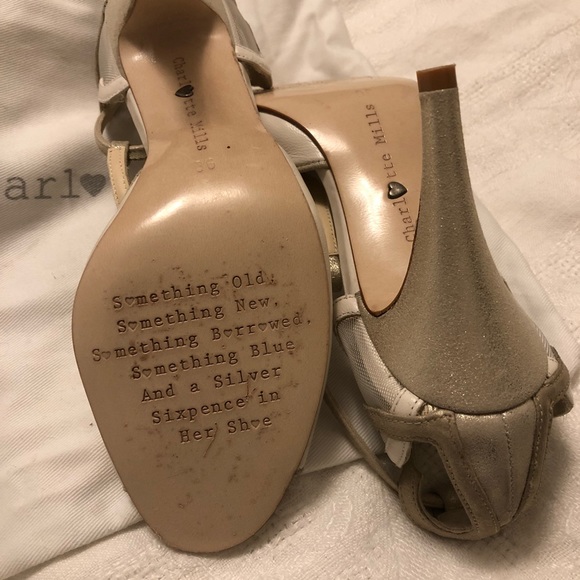 Anthropologie BHLDN Charlotte Mills Heart T-Straps - Picture 5 of 5